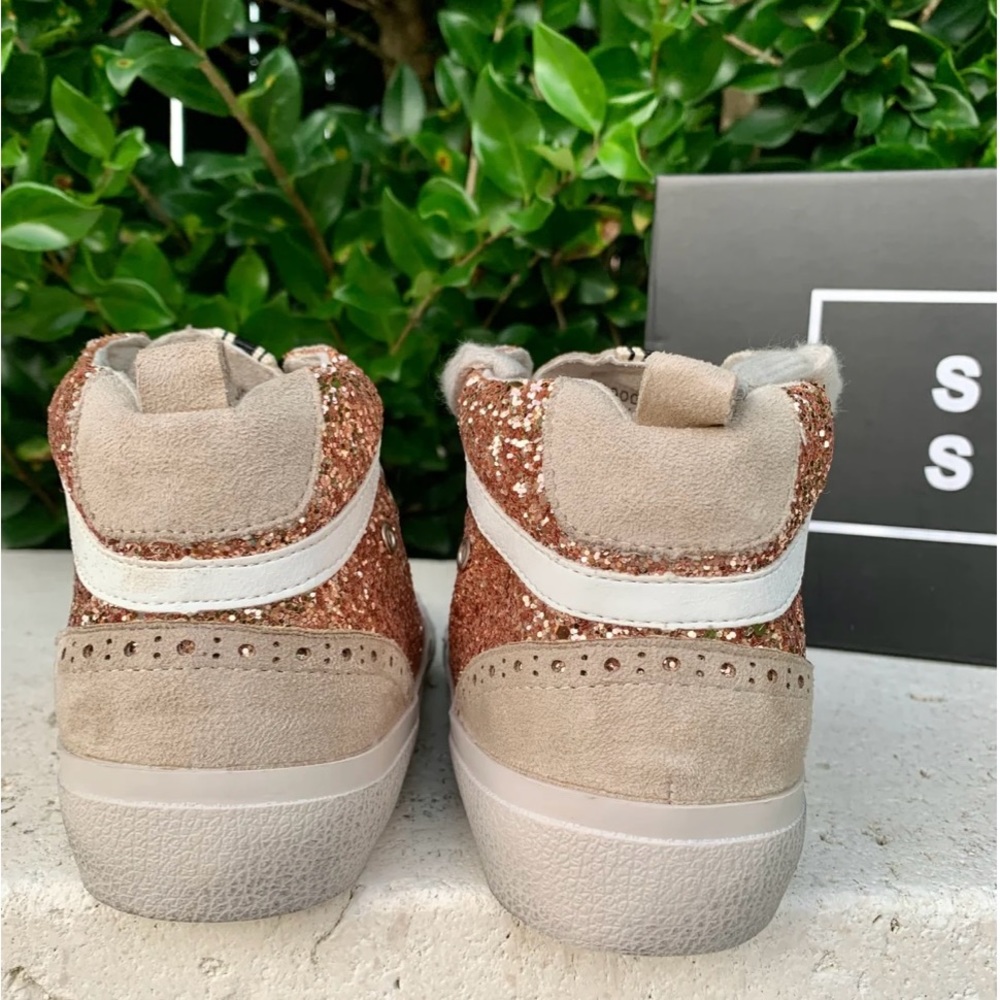 SHU SHOP - RINA ROSE GOLD SNEAKERS - Picture 3 of 5